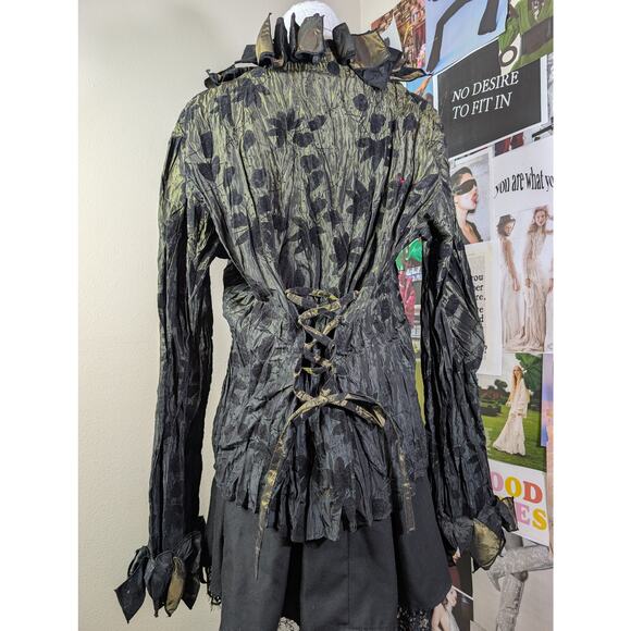 Stunning Mixed Media Y2k Top - Picture 4 of 10